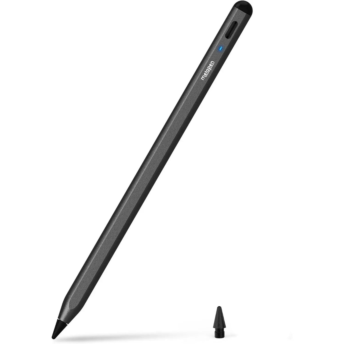 Metapen A8 Aluminium Magnetic Stylus Pen for Ipad Series, 4Min Fast Charge, Palm Rejection, USB-C, Durable Tablet Accessory Compatible with 2018-2026 Models (11/10/9/8/7/6Th Gen, Pro 12.9/11/13-In M4, Air 3/4/5/M2/M3, Mini 5/6Th)
