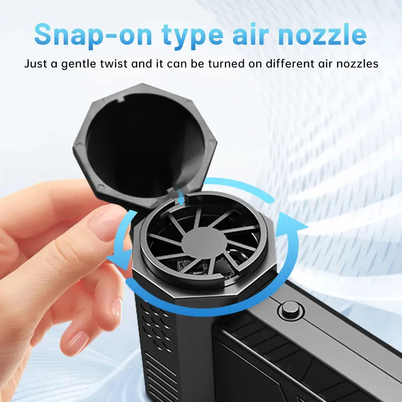SRGARH Mini Turbo Jet Portable Handheld Fan - 130000 RPM High-Speed Wireless Blower, 0.77 Lbs Compact Lightweight Design, USB-C Fast Charge, Dorm & Home Essentials, Portable Fan, Mini Fan,Toolupgrade