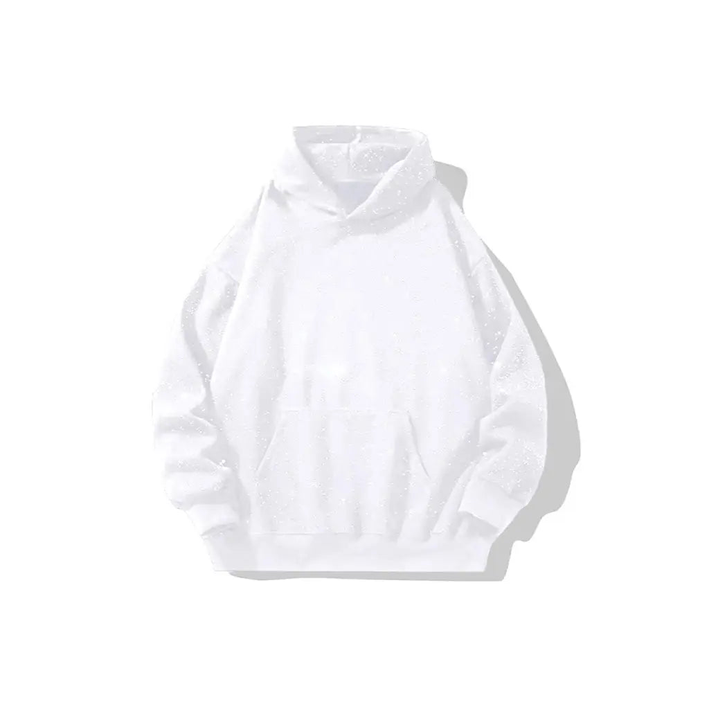 Tellfun--Sequined Pullover Hoodie - Fashionable Casual Long-Sleeved Menswear Top with Pockets, Loose-Fitting Y2K Galaxy Sweatshirt for Autumn & Winter