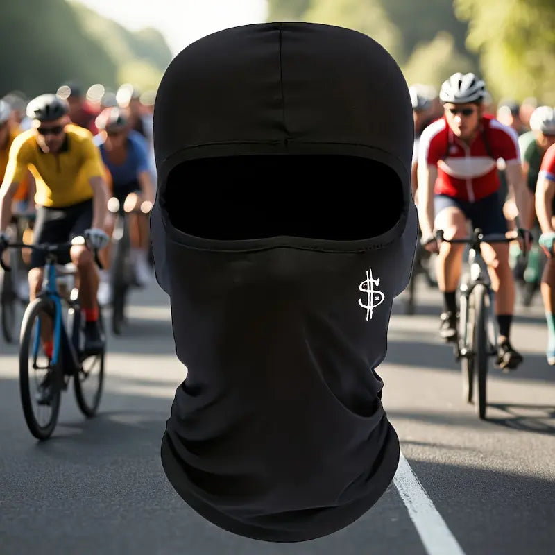 Balaclava Face Mask, Protective Biker Face Cover for Motorcycle, Solid Color Breathable Riding Accessory, Ski Mask, Polyester