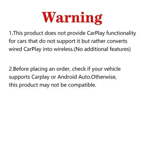 2026 New Mini Wireless Carplay & Android Auto Adapter , 2-In-1 Wired to Wireless Converter, 5Ghz Wifi, Bluetooth 5.0, Plug & Play, Fast Auto Connection for Iphone