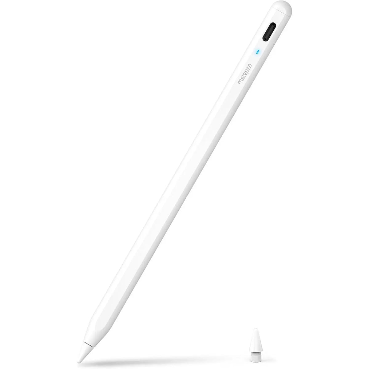 Metapen A8 Aluminium Magnetic Stylus Pen for Ipad Series, 4Min Fast Charge, Palm Rejection, USB-C, Durable Tablet Accessory Compatible with 2018-2026 Models (11/10/9/8/7/6Th Gen, Pro 12.9/11/13-In M4, Air 3/4/5/M2/M3, Mini 5/6Th)