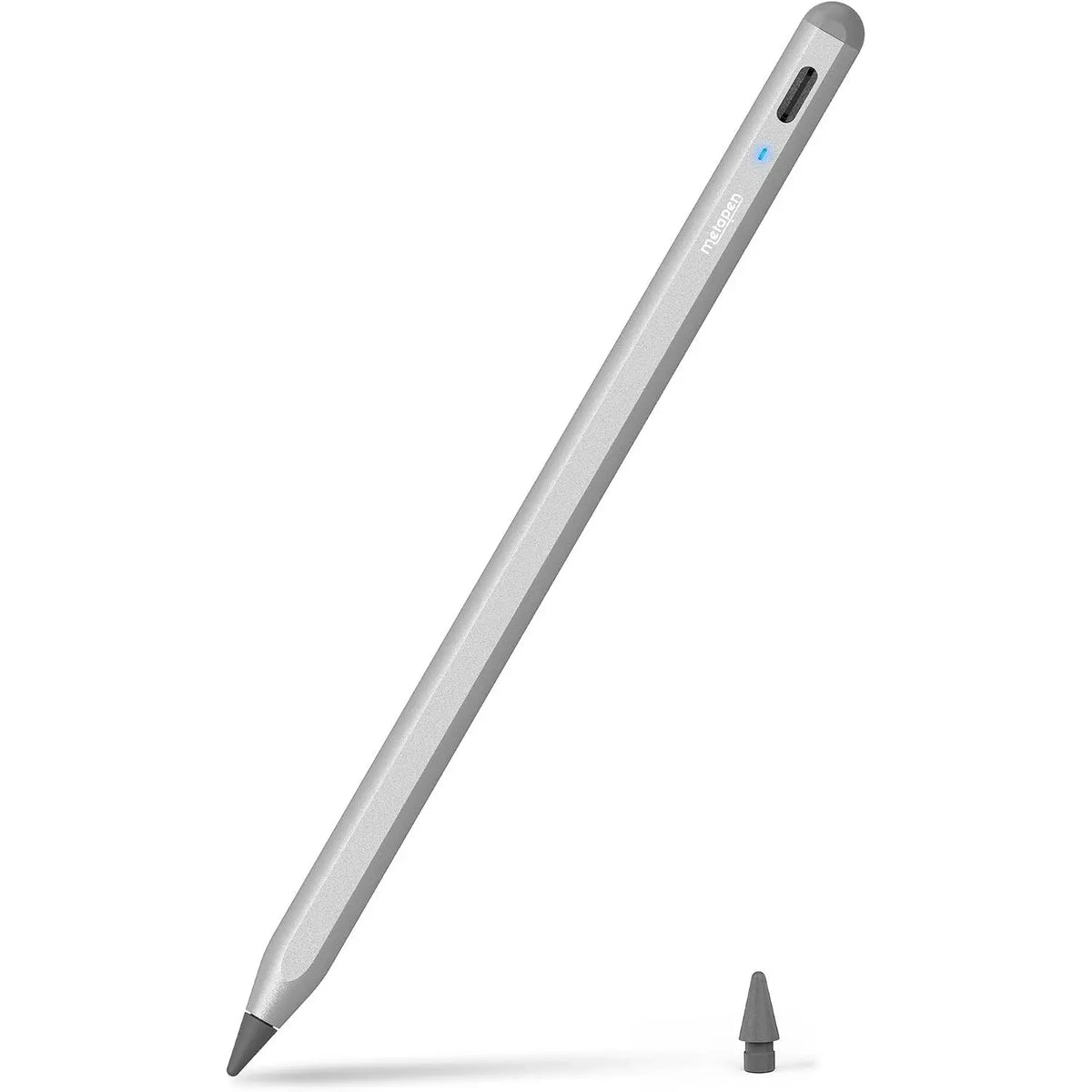 Metapen A8 Aluminium Magnetic Stylus Pen for Ipad Series, 4Min Fast Charge, Palm Rejection, USB-C, Durable Tablet Accessory Compatible with 2018-2026 Models (11/10/9/8/7/6Th Gen, Pro 12.9/11/13-In M4, Air 3/4/5/M2/M3, Mini 5/6Th)